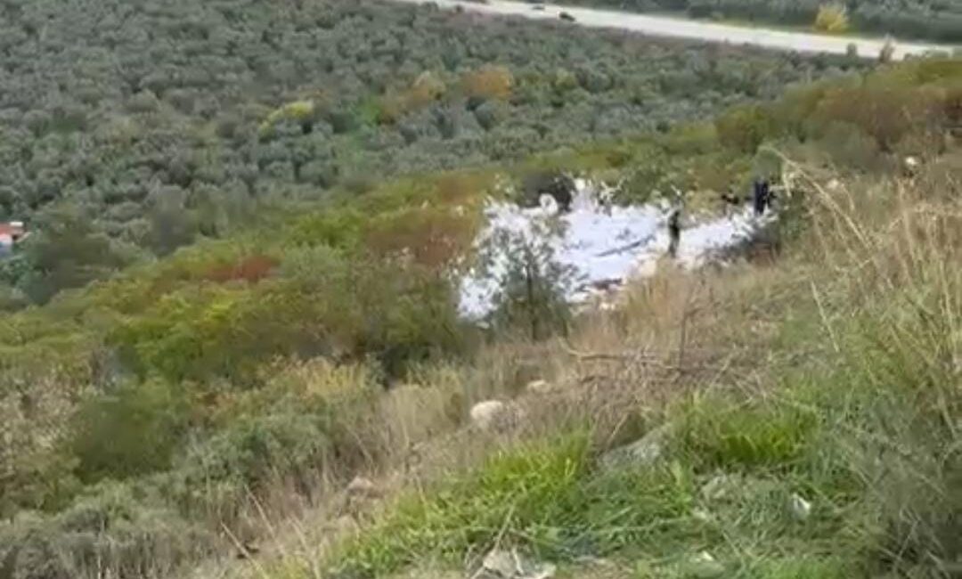 Bursa'da, İznik - Yenişehir yolu üzerinde meydana gelen kazada yokuş