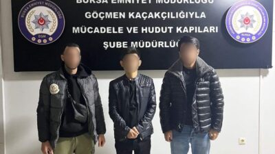 Bursa Emniyet Müdürlüğü ekipleri, 11-18 Kasım 2025 tarihleri arasında göçmen