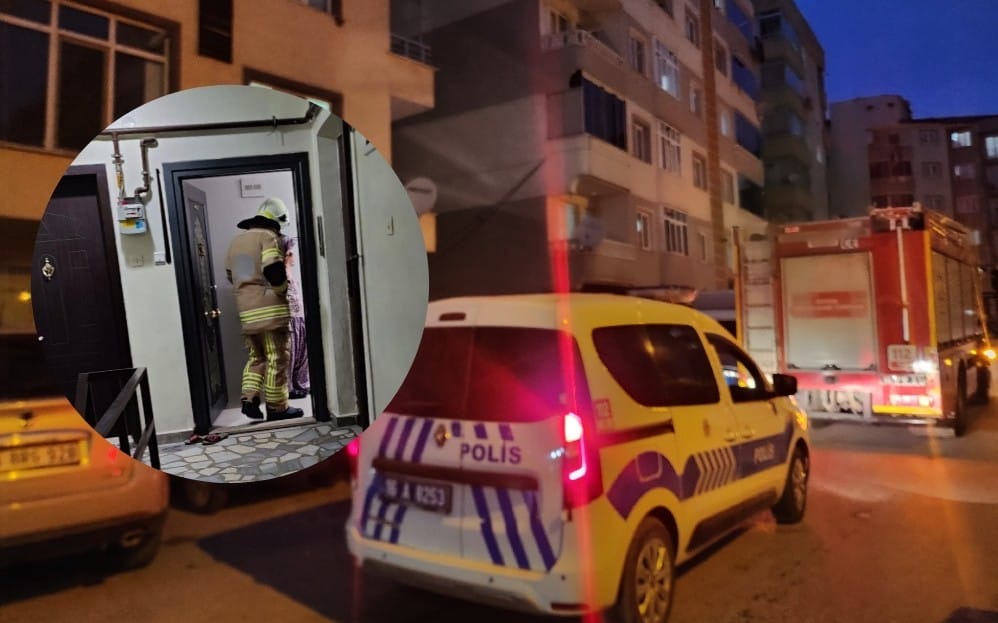 Bursa'nın Orhangazi ilçesinde meydana gelen olayda, bir apartmanın içine yayılan