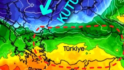 Meteoroloji Bursa için yeni tahminini paylaştı. Verilere göre kutup koridoru