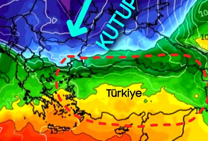 Meteoroloji Bursa için yeni tahminini paylaştı. Verilere göre kutup koridoru