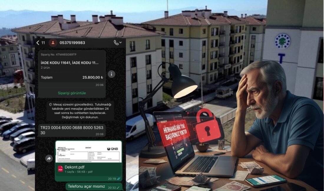 Orhangazi’de TOKİ başvurusu yapmak isteyen vatandaş, sahte link tuzağına düştü! 54 Bin TL dolandırıldı… Bursa'nın Orhangazi ilçesinde, yeni başlayan TOKİ konut kampanyasına internet üzerinden