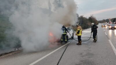 Yalova ile Bursa'nın Orhangazi  yolu üzerinde meydana gelen olayda, seyir