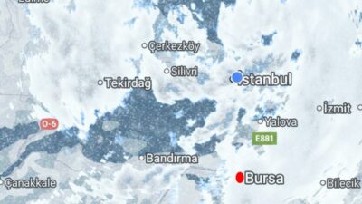 Soğuk havanın etkisini artırdığı yurtta, Bursa'da da kış kendini hissettirmeye