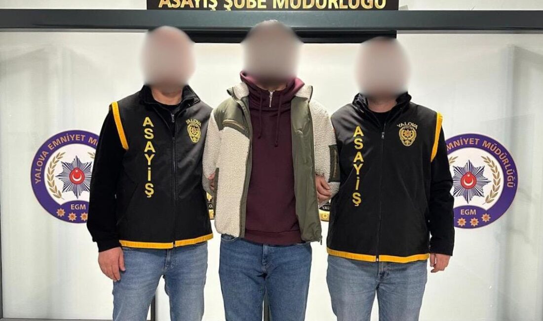 Yalova'da, hakkında 10 yıl 10 ay kesinleşmiş hapis cezası bulunan