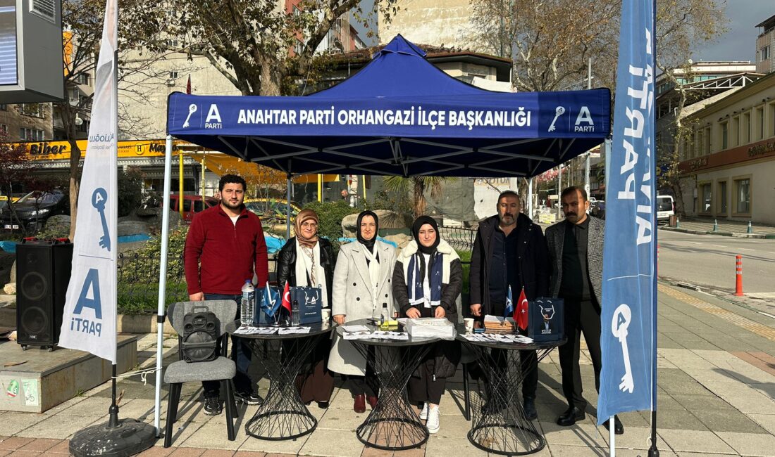 Genel başkanlığını Yavuz Aliağıroğlu'nun yaptığı Anahtar Parti'nin Orhangazi ilçe teşkilatı