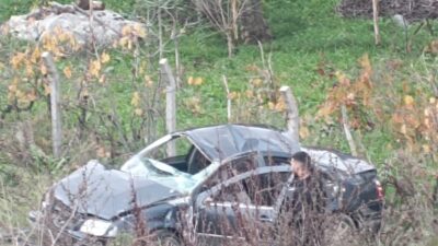 Bursa'nın Orhangazi ilçesinde meydana gelen trafik kazasında, sürücünün kontrolünden çıkan