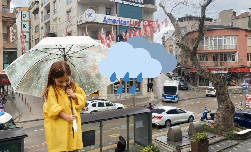 Cumartesi günü gece saatlerinde yağışlı havanın etkisine giren Orhangazi'de beklenildiği