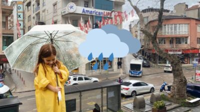 Cumartesi günü gece saatlerinde yağışlı havanın etkisine giren Orhangazi'de beklenildiği