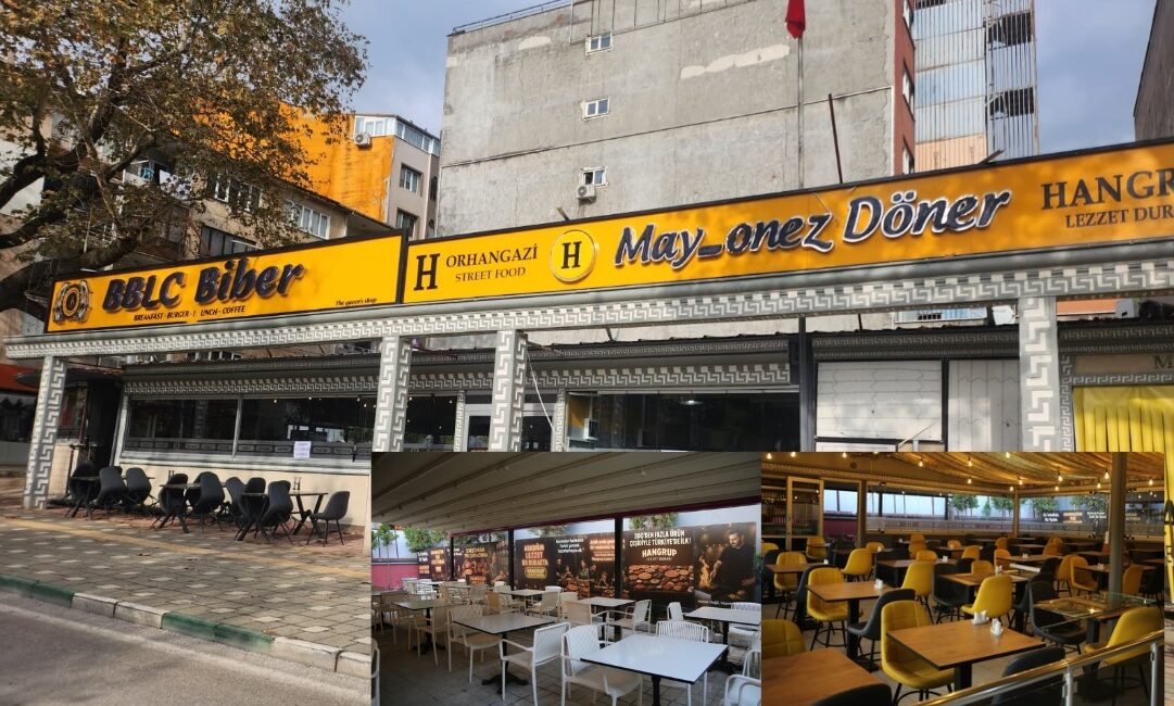 Orhangazi'de bulunan Öğretmenevinin çay bahçesi kısmında bir süredir süren tadilat