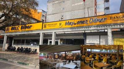 Orhangazi'de bulunan Öğretmenevinin çay bahçesi kısmında bir süredir süren tadilat