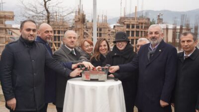 Orhangazi Küçük Sanayi Sitesinde Metin Derin Mesleki Eğitim Merkezi temel