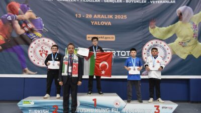 Yalova’da düzenlenen Türkiye Wushu Kungfu Şampiyonası’na katılan Orhangazi Enderun Spor
