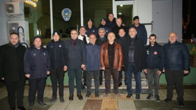 Bursa'nın Orhangazi ilçesinde ilçe protokolü yılbaşı gecesini mesaide geçiren sağlık, 