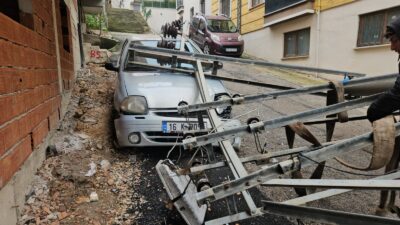 Bursa'nın Orhangazi ilçesinde meydana gelen olayda elektrik hatlarının yeraltına alınması