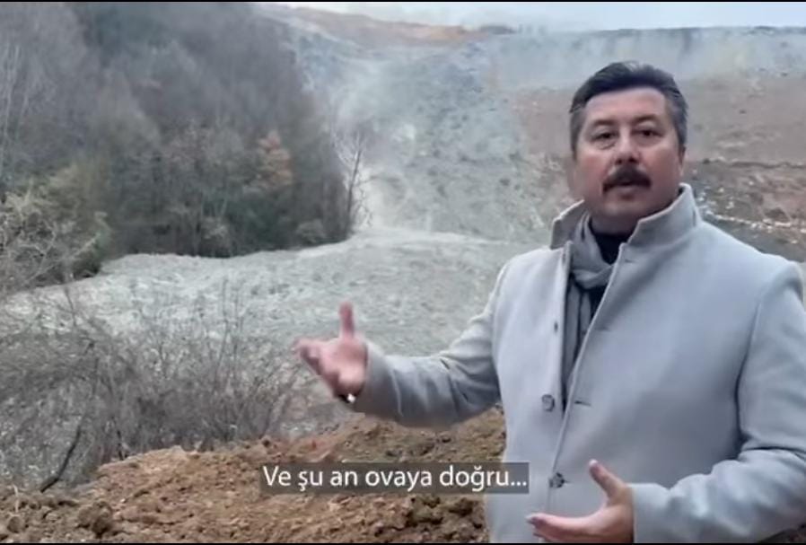 Yenişehir Belediye Başkanı Ercan Özel, Kirazlıyayla’daki maden işletmesine ait atık