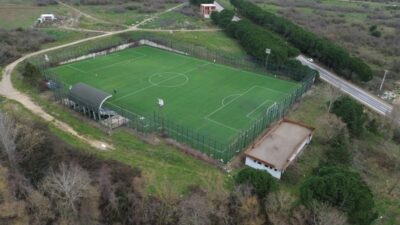 Bursa'nın Orhangazi ilçesine bağlı Yeniköy mahallesi girişinde Bursa Büyükşehir Belediye