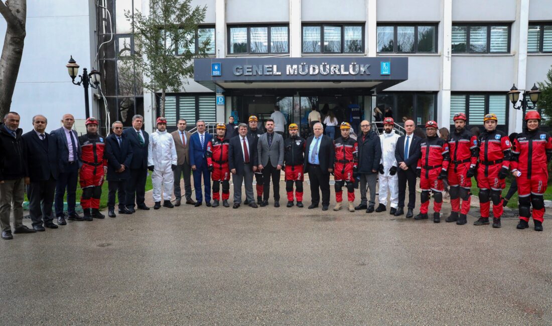 Bursa Büyükşehir Belediyesi BUSKİ Genel Müdürlüğü, personelin olası afet durumlarında