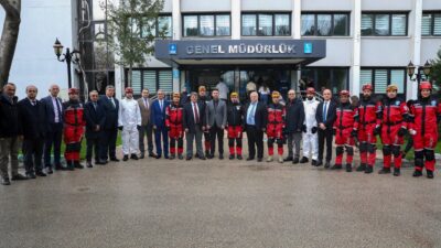 Bursa Büyükşehir Belediyesi BUSKİ Genel Müdürlüğü, personelin olası afet durumlarında