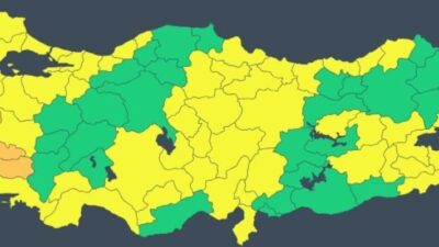 Meteoroloji Bursa dahil 54 ili sarı ve turuncu kodla kuvvetli