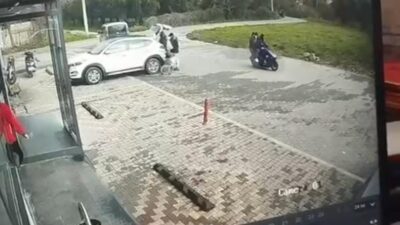 Bursa’nın İznik ilçesinde bir evden hırsızlık yapan şahıslar, polisin titiz