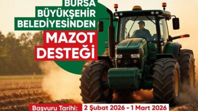Bursa Büyükşehir Belediyesi, tarımsal üretimi teşvik etmek ve üreticilerin yakıt