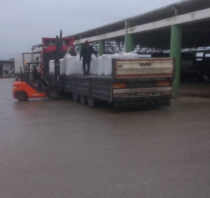 Bursa’nın İznik ilçesinde meydana gelen olayda, gübre adı altında torbalanan