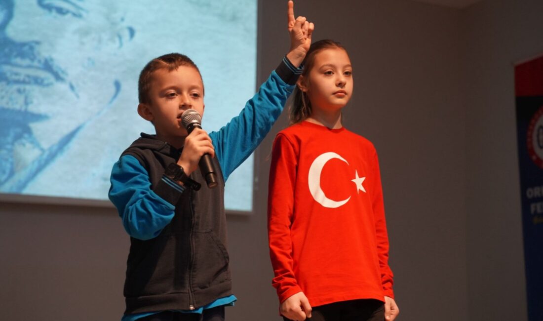 İstiklal Marşı’nın kabulünün 105. yıl dönümü Bursa’nın Orhangazi ilçesinde yapılan