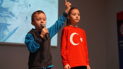 İstiklal Marşı’nın kabulünün 105. yıl dönümü Bursa’nın Orhangazi ilçesinde yapılan