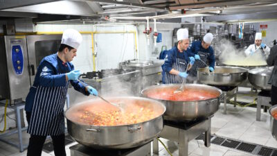 Bursa Büyükşehir Belediyesi’nin BURFAŞ üretim tesislerinde, Ramazan ayı dolayısıyla her