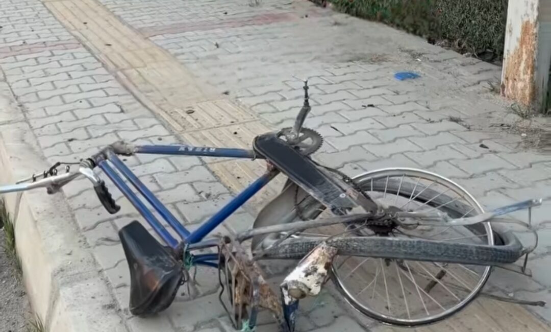 Bursa’nın İznik ilçesinde meydana gelen trafik kazasında, bir otomobilin çarptığı