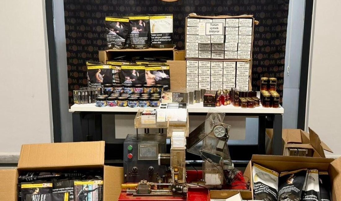 Yalova İl Emniyet Müdürlüğü ekipleri, tütün mamulleri ve makaron kaçakçılığına