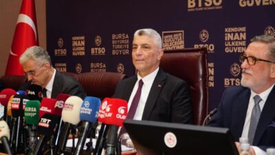 Ticaret Bakanı Ömer Bolat, Bursa İş Dünyası Buluşması'nda küresel ekonomik