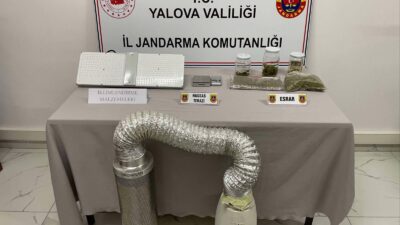 Yalova İl Jandarma Komutanlığı ekipleri tarafından uyuşturucu ile mücadele kapsamında