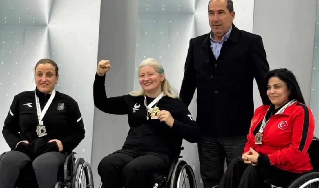 Para Atıcılık Havalı Silahlar Federasyon Kupası'nda mücadele eden Bursalı sporcu