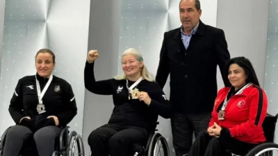 Para Atıcılık Havalı Silahlar Federasyon Kupası'nda mücadele eden Bursalı sporcu