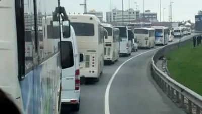 Bursaspor'un Ankara Demirspor deplasmanı öncesi Bursa'daki siyasilerden taraftara otobüs desteği