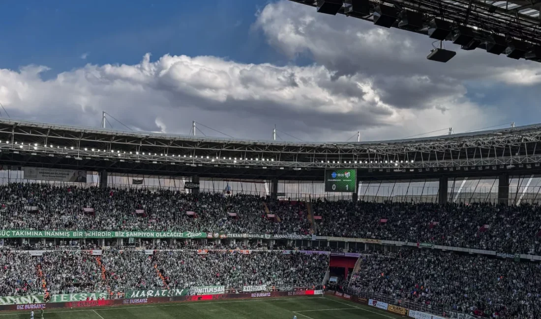 Bursaspor, ligin 32. haftasında oynanan Ankara Demirspor karşılaşmasının ardından saha
