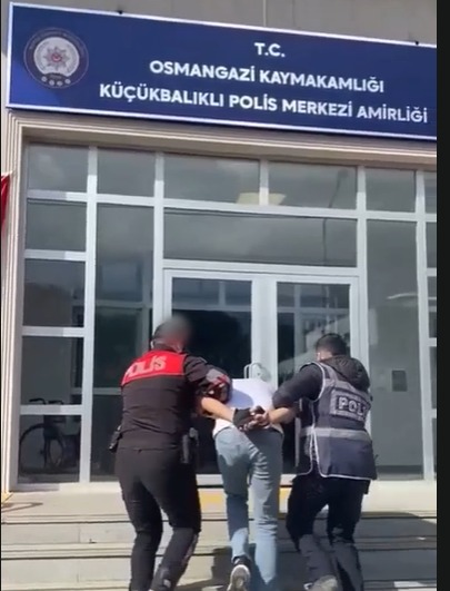 Bursa’nın Osmangazi ilçesinde emniyet ekiplerinin gerçekleştirdiği  operasyon neticesinde, hakkında