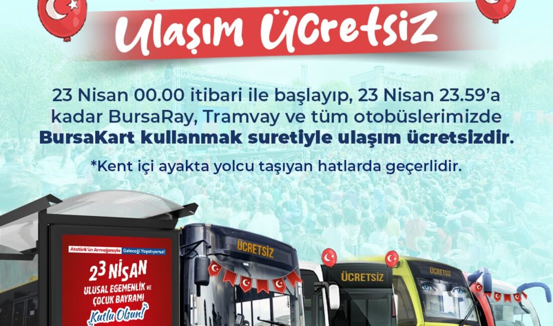 Bursa Büyükşehir Belediyesi, 23 Nisan Ulusal Egemenlik ve Çocuk Bayramı’nın