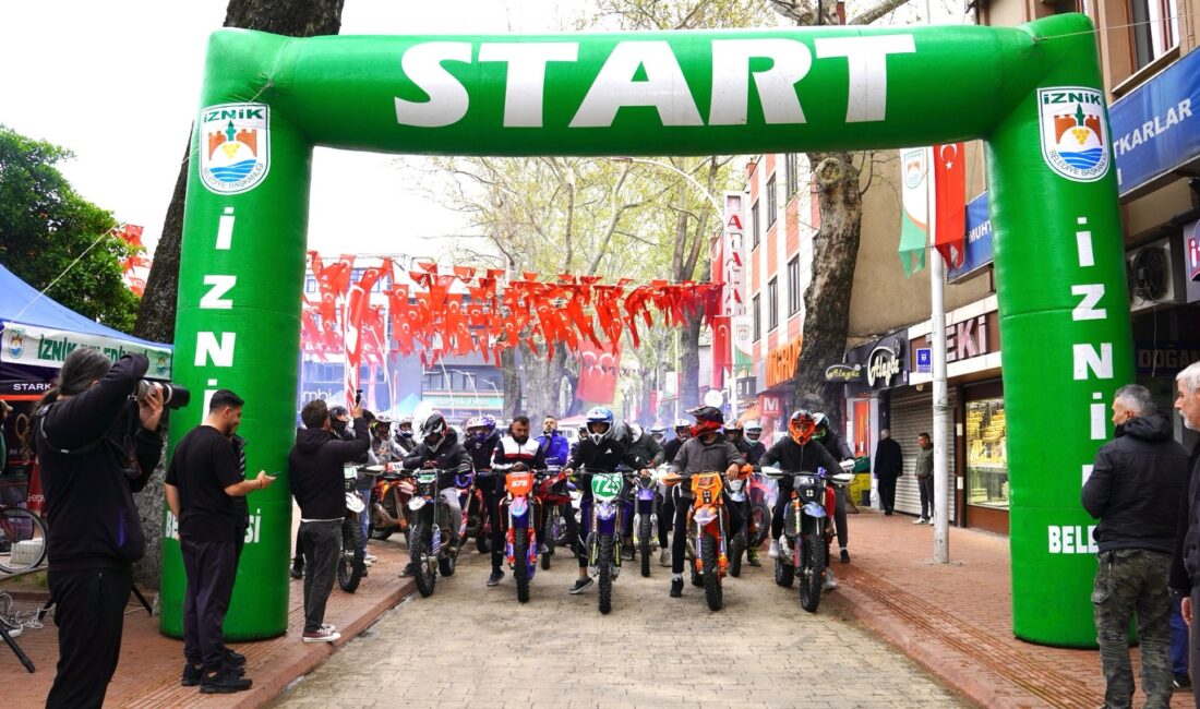 Bursa'nın İznik ilçesinde her yıl gerçekleştirilen Türkiye Süper Enduro Şampiyonası