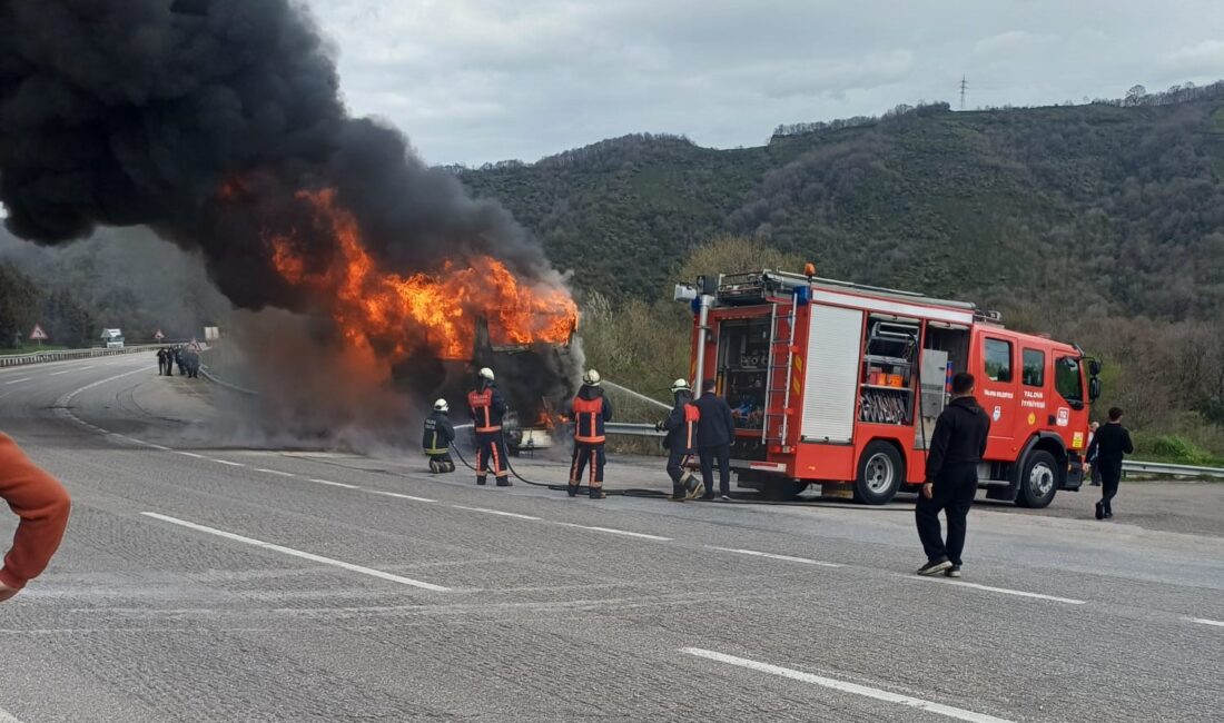 Bursa'nın Orhangazi ilçesi ile Yalova arasında meydana gelen olayda yolcu