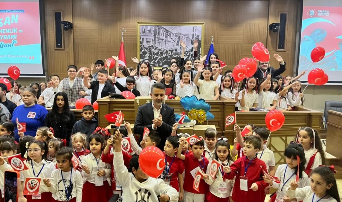 23 Nisan Ulusal Egemenlik ve Çocuk Bayramı kapsamında düzenlenen "Bursa