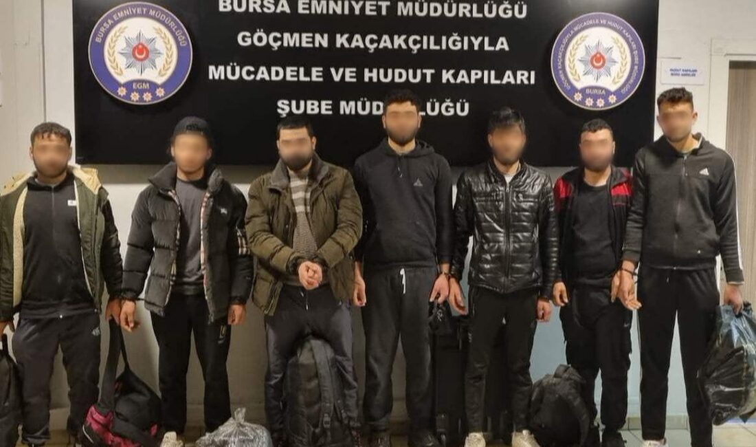 Bursa Emniyet Müdürlüğü, düzensiz göçle mücadele ve göçmen kaçakçılığı organizatörlerine
