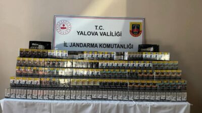  Yalova İl Jandarma Komutanlığı, kaçakçılıkla mücadele kapsamında yürüttüğü 