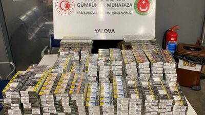 Fransa’ya gitmek üzere olan iki araçta 2 bin 160 paket