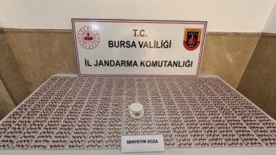 Bursa İl Jandarma Komutanlığı ekipleri tarafından uyuşturucu ile mücadele kapsamında
