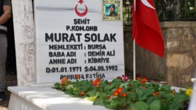 1992 yılında Şırnak'ta şehit olan Murat Solak, şehadetinin yıldönümünde ilçe