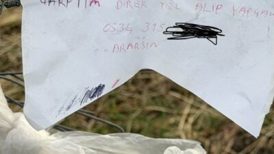 Bursa’nın Orhangazi ilçesinde bir vatandaş, tarlası yakınındaki başka bir araziye