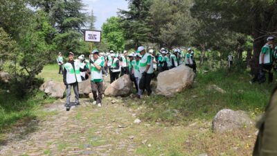 Bursa’da Tarım ve Orman Bakanlığı tarafından yürütülen “Orman Benim” kampanyası